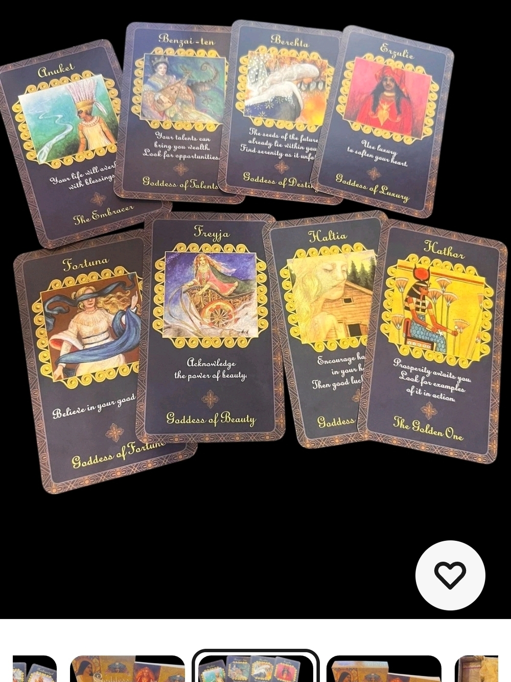 Goddess Inspiration Oracle Deck- With Guidebook- Out Of Print. - Picture 9 of 11